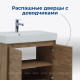 Тумба под раковину Aquanet Nova Lite 60 2 двери дуб рустикальный 00298849