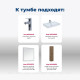 Тумба под раковину Aquanet Nova Lite 60 2 двери дуб рустикальный 00298849