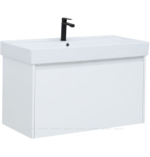 Тумба под раковину Aquanet Nova Lite 90 1+1 ящик белый глянец 00242257