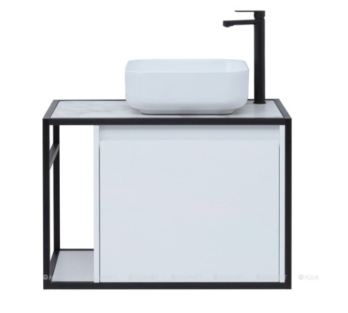 Тумба под раковину Aquanet Nova Lite LOFT 75 R белый глянец 00261649