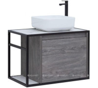 Тумба под раковину Aquanet Nova Lite LOFT 75 R дуб рошелье 00261653