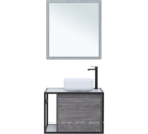 Тумба под раковину Aquanet Nova Lite LOFT 75 R дуб рошелье 00261653