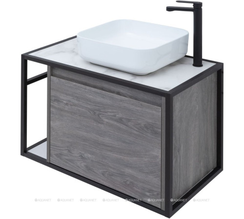 Тумба под раковину Aquanet Nova Lite LOFT 75 R дуб рошелье 00261653