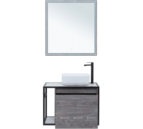 Тумба под раковину Aquanet Nova Lite LOFT 75 R дуб рошелье 00261653