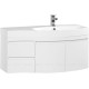 Тумба под раковину Aquanet Опера 2-115 правая распашные двери белый 00169654