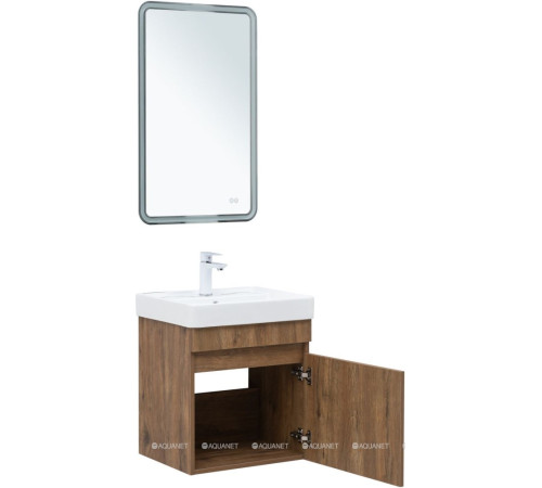 Тумба под раковину Aquanet Оптима 50 дуб рустикальный 00344794