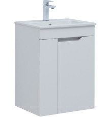 Тумба для ванной Aquanet Практика 50 белый матовый 00330451