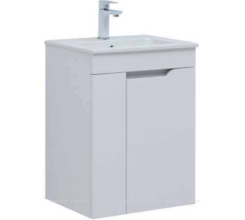 Тумба для ванной Aquanet Практика 50 белый матовый 00330451