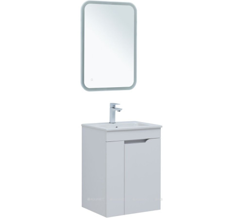 Тумба для ванной Aquanet Практика 50 белый матовый 00330451