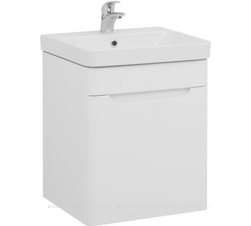 Тумба под раковину Aquanet София 50 белый глянец 00201745