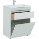 Тумба под раковину Aquanet Токио 68 напольная 1 ящик без корзины белый глянец 00239291