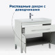 Тумба под раковину Aquanet Верона 75 напольная 1 ящик 2 двери белый 00182706