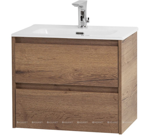 Тумба под раковину BelBagno Kraft 70 см подвесная 2 ящика Rovere Tabacco KRAFT 39-700/390-2C-SO-RT