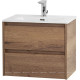 Тумба под раковину BelBagno Kraft 70 см подвесная 2 ящика Rovere Tabacco KRAFT 39-700/390-2C-SO-RT