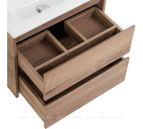 Тумба под раковину BelBagno Kraft 70 см подвесная 2 ящика Rovere Tabacco KRAFT 39-700/390-2C-SO-RT