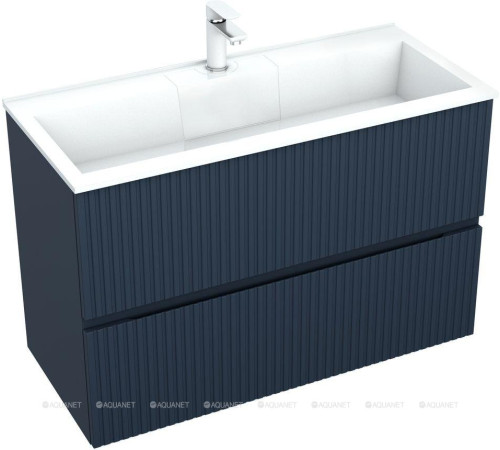 Тумба с раковиной Aquanet Джейн 100 раковина Фортуна маренго 00332522