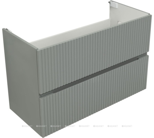 Тумба с раковиной Aquanet Джейн 100 раковина Фортуна мисти грин 00332517