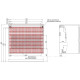 Тумба с раковиной Aquanet Джейн 80 мисти грин раковина Flat 00332534