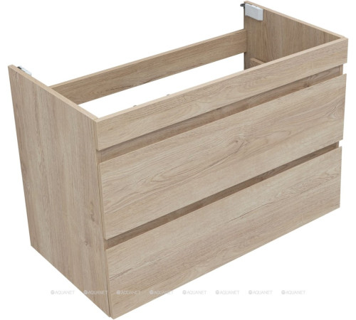 Тумба с раковиной Aquanet Нота New 90 дуб светлый 00335882
