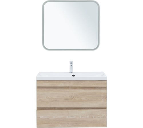 Тумба с раковиной Aquanet Нота New 90 дуб светлый 00335882