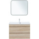 Тумба с раковиной Aquanet Нота New 90 дуб светлый 00335882