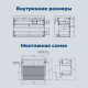 Тумба с раковиной Aquanet Nova Lite 2.0 100 R 2 ящика дуб рустикальный 00365913