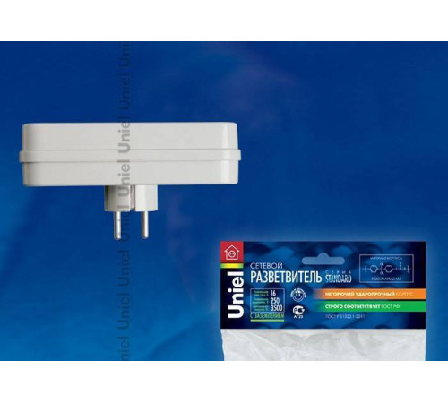 Розетка Uniel Стандарт с/з 6706