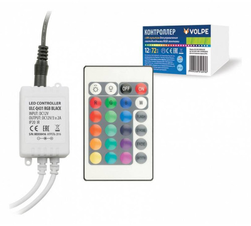 Контроллер RGB с пультом ДУ Volpe ULC-Q431 UL-00001113