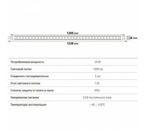 Светильник для птицеводства Uniel ULY-P6 UL-00001608