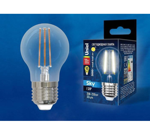 Лампа светодиодная Uniel E27 11Вт 3000K UL-00005178