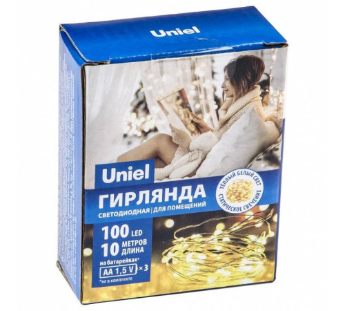 Гирлянда Нить Uniel ULD-S0400 4 м 40 LED IP20 мультиколор UL-00005482