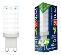 Лампа светодиодная Uniel  G9 9Вт 4000K UL-00006489