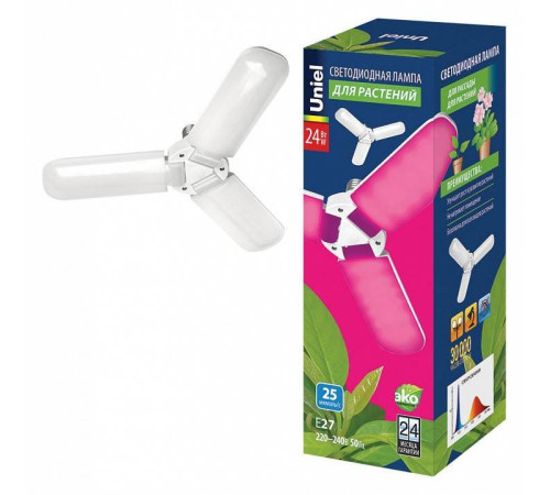 Лампа светодиодная Uniel E27 24Вт K UL-00007407