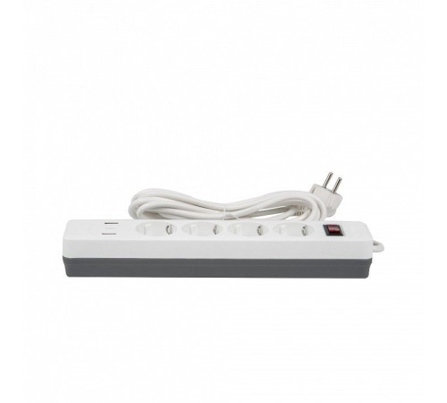 Сетевой фильтр Uniel S-GSR4-3 U2C1 WHITE/GREY UL-00012108
