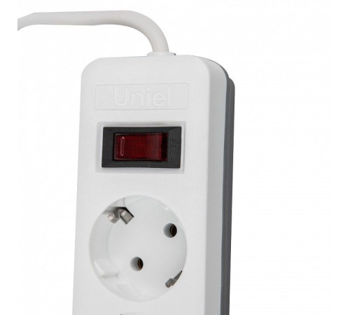 Сетевой фильтр Uniel S-GSR4-3 U2C1 WHITE/GREY UL-00012108