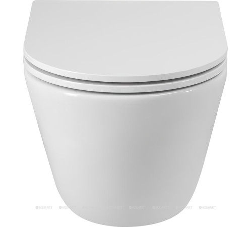 Унитаз подвесной безободковый Cezares RELAX Tornado с сиденьем микролифт CZR-3806-53-TH-TOR/SC