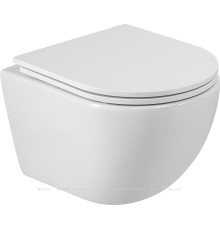 Унитаз подвесной безободковый Cezares RELAX система смыва Tornado CZR-38088-49-TH-TOR/SC