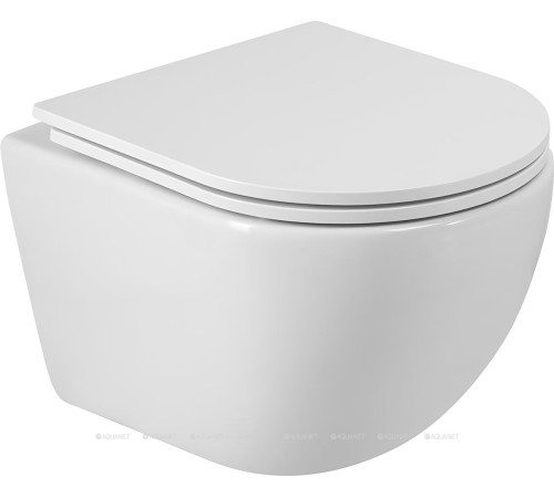 Унитаз подвесной безободковый Cezares RELAX система смыва Tornado CZR-38088-49-TH-TOR/SC