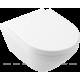 Унитаз подвесной Villeroy & Boch Architectura 370x530 мм TwistFlush с сиденьем 4694CL01