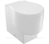 Унитаз напольный приставной Jacob Delafon Viragio 54х36 см с сиденьем микролифт E4772-00