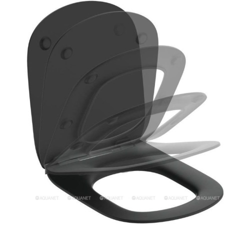 Комплект инсталляция Ideal Standard ProSys с унитазом Tesi AquaBlade чёрный матовый T3868V3