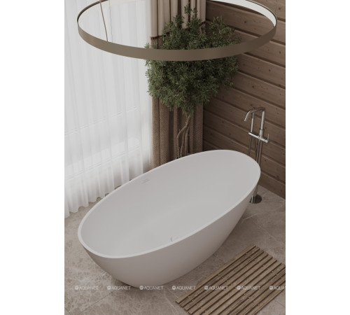 Ванна отдельностоящая Allen Brau Krion Oval 1710х820 мм белый матовый 2.35003.21