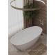 Ванна отдельностоящая Allen Brau Krion Oval 1710х820 мм белый матовый 2.35003.21