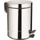 Ведро для мусора Aquanet 5 л никель 8072SS