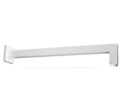 Верхний душ с кронштейном Paffoni Syncro 200x200 мм белый матовый ZSOF075BO/ZSOF063BO