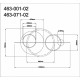 Накладной светильник Velante 463 463-001-02