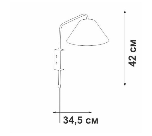Бра Vitaluce V1876 V1876-1/1A
