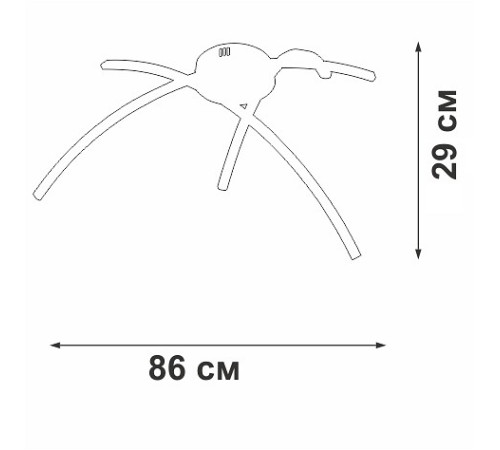 Потолочная люстра Vitaluce V25130DT V25130DT-0/3PL