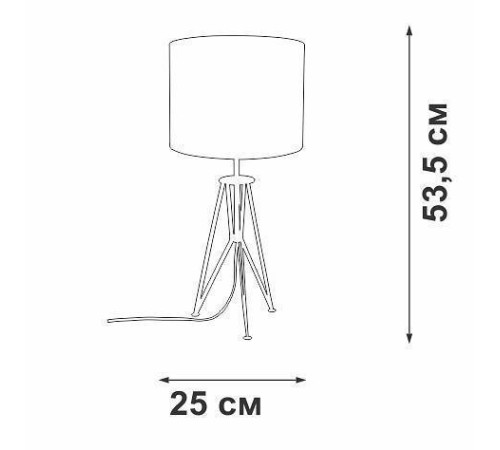 Настольная лампа декоративная Vitaluce V2834 V2834-1/1L