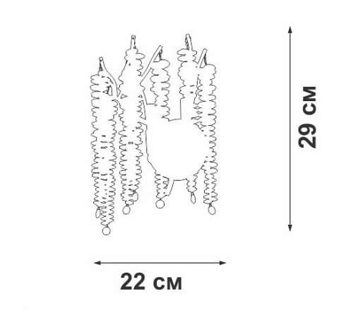 Бра Vitaluce V2855 V2855-8/2A